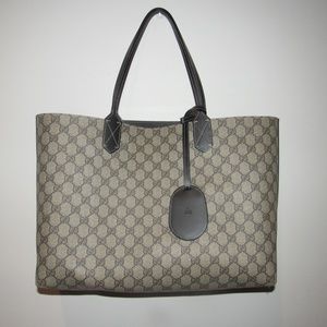 GUCCI Medium Turnaround Reversible Leather Tote